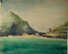 Italien Blick auf Ischia Porto vom Meer Hans Möller 1934 Aquarell : Hans Möller, 1934, Aquarell, Reisen vor Kriegsausbruch, Italien, Blick auf Ischia Porto vom Meer, Ischia Porto, Kay Möller / Annelies Möller, Weitere Infos unter : http://www.maler-hans-moeller.de, mailto:info@maler-hans-moeller.de